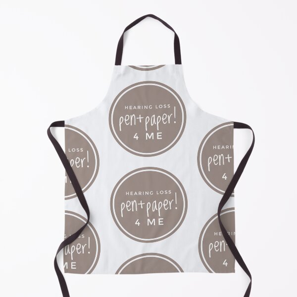 Item preview, Hearing Loss Pen + Paper 4 Me Design  for Disabilities and Disability Visibility by Jenny Meehan  designed and sold by Jenny Meehan Art Prints and Patterns  .