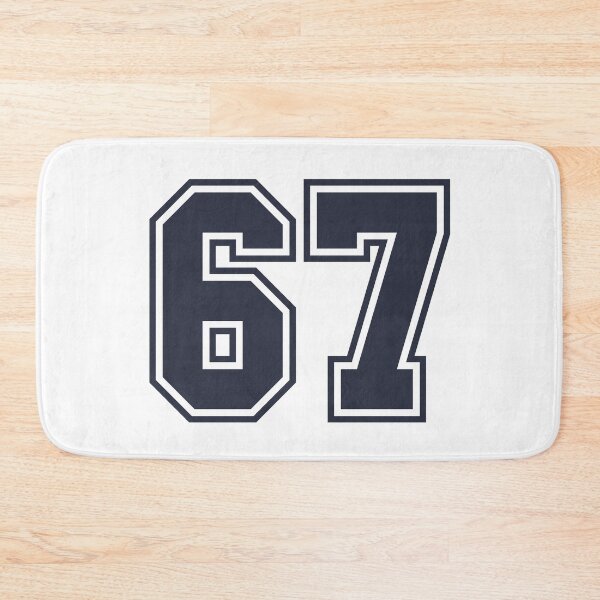 Item preview, 67 Sports Number Sixty-Seven designed and sold by HelloFromAja.