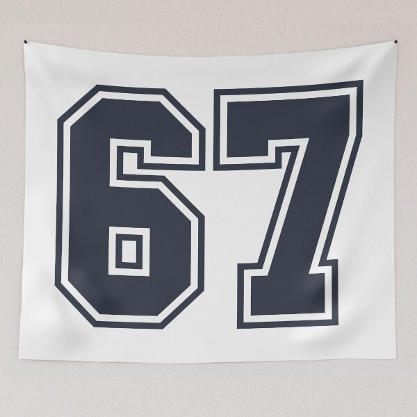Item preview, 67 Sports Number Sixty-Seven designed and sold by HelloFromAja.