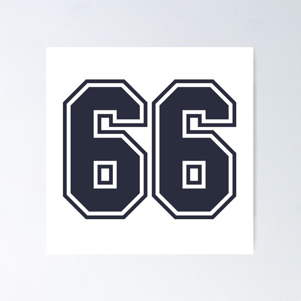 Item preview, 66 Sports Number Sixty-Six designed and sold by HelloFromAja.