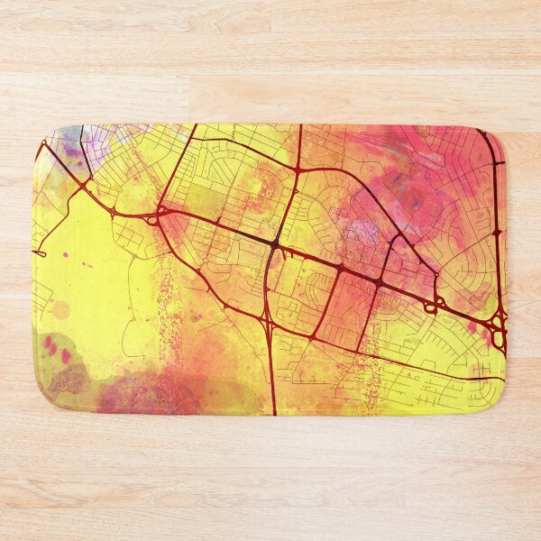 Item preview,  Reykjavik Iceland Street Map Magma Eruption designed and sold by IvonDesign.