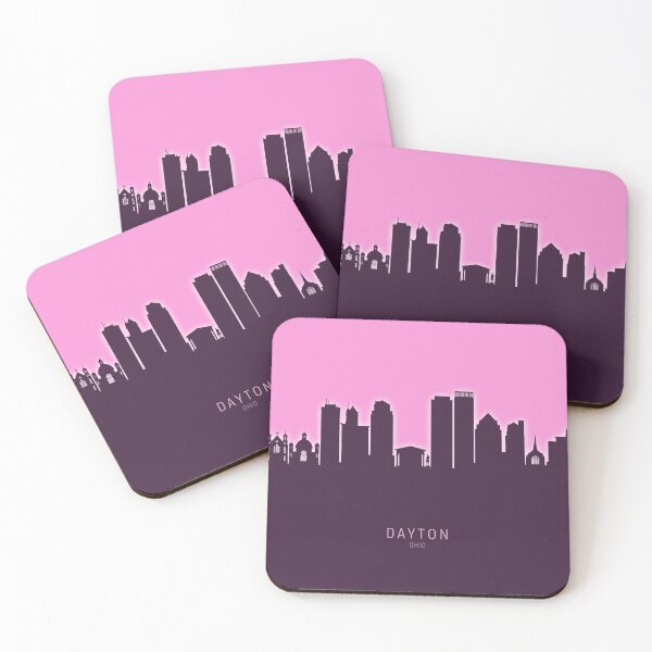 Artikelvorschau, Dayton Ohio Skyline entworfen und verkauft von ArtPrints.