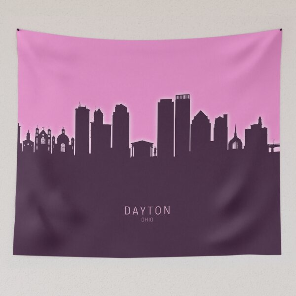 Item preview, Dayton Ohio Skyline designed and sold by ArtPrints.