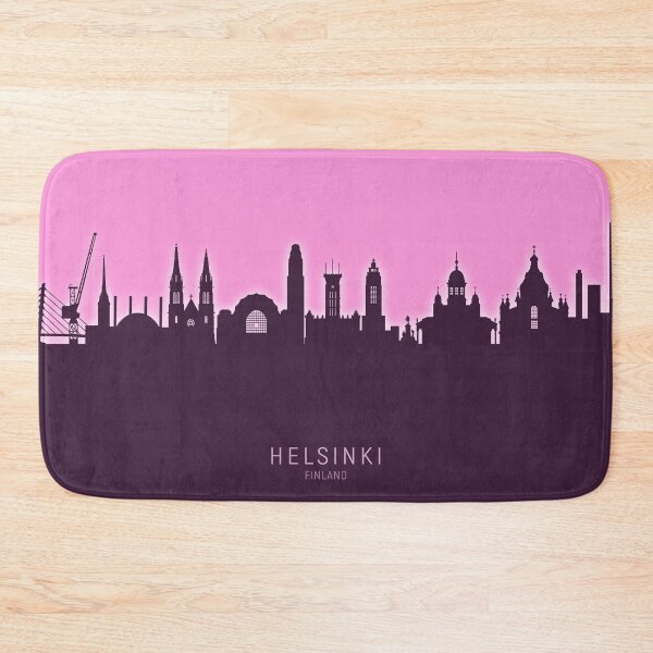 Aperçu de l'œuvre Helsinki Finland Skyline créée et vendue par ArtPrints.