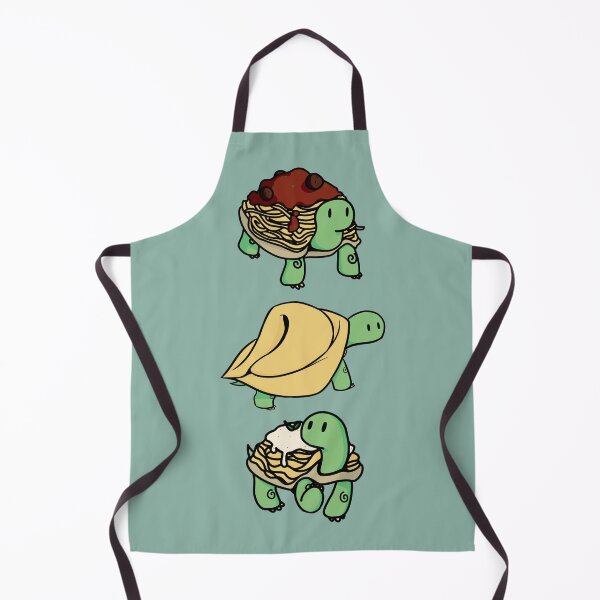 Item preview, Turtle Noodles Cute Tortoise Pasta Trio designed and sold by picadillyprints.
