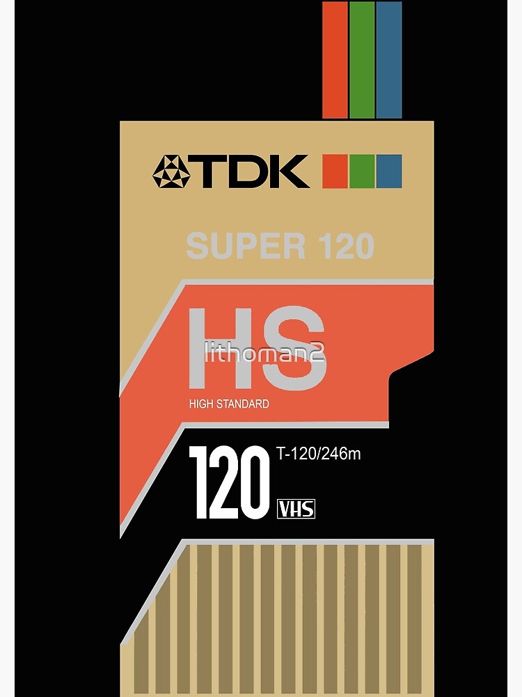 TDK Super 120 High Standard VHS Tape