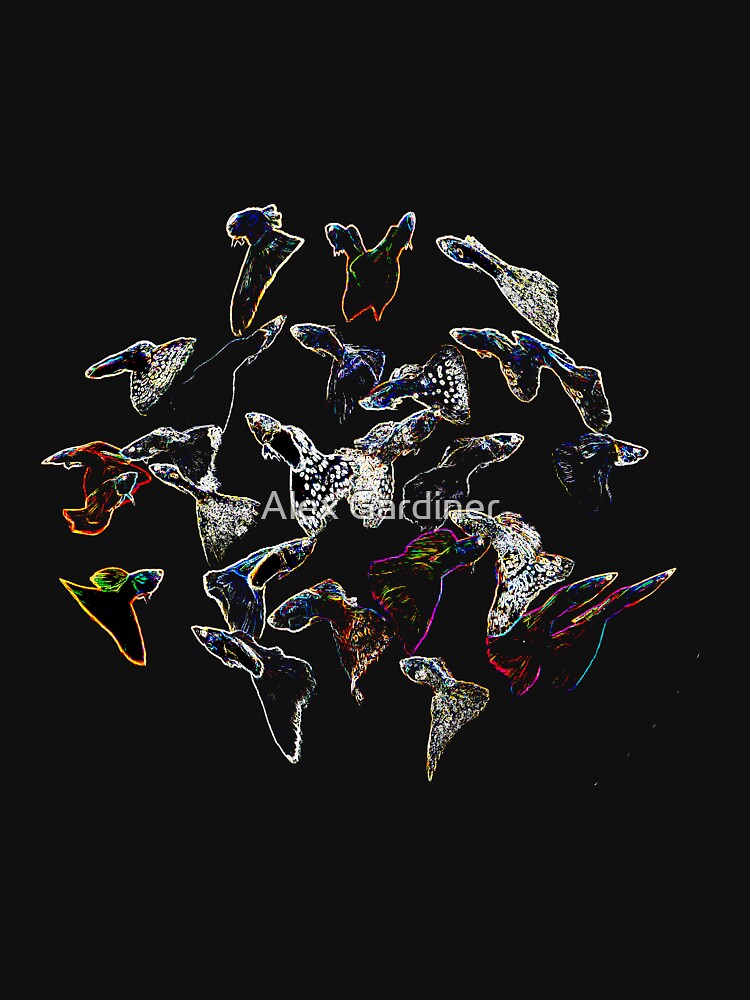 Thumbnail 7 of 7, Essential T-Shirt, Mirage of guppies past designed and sold by windana1.