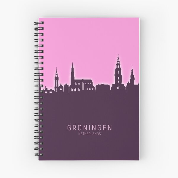Item preview, Groningen The Netherlands Skyline designed and sold by ArtPrints.