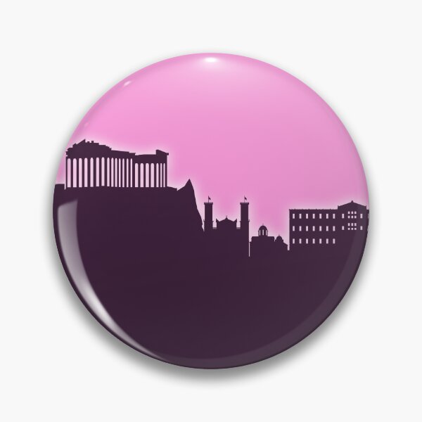 Aperçu de l'œuvre Athens Greece Skyline créée et vendue par ArtPrints.