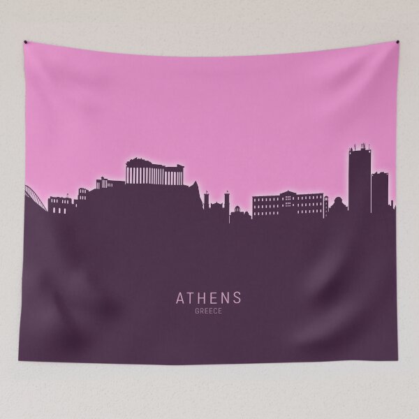 Item preview, Athens Greece Skyline designed and sold by ArtPrints.