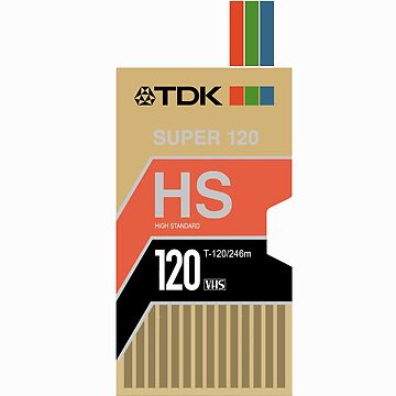 TDK Super 120 High Standard VHS Tape