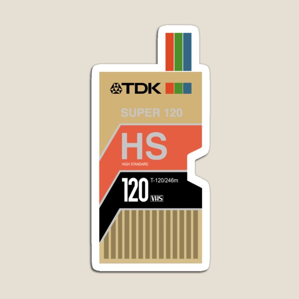 TDK Super 120 High Standard VHS Tape