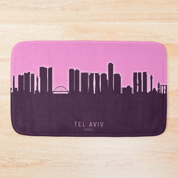 Item preview, Tel Aviv Israel Skyline designed and sold by ArtPrints.