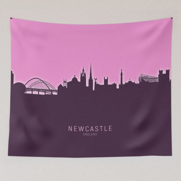 Artikelvorschau, Newcastle England Skyline entworfen und verkauft von ArtPrints.