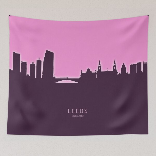 Item preview, Leeds England Skyline designed and sold by ArtPrints.
