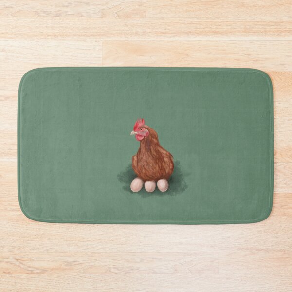 Item preview, Hen with eggs, chicken, Bird Animal Illustration designed and sold by adelacreative.
