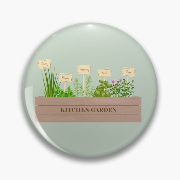 Item preview, Kitchen Garden Herbs Illustration designed and sold by Pinnypin.