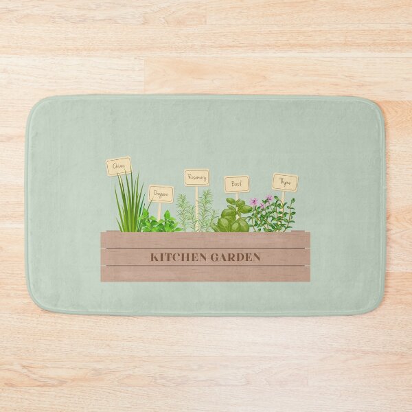 Item preview, Kitchen Garden Herbs Illustration designed and sold by Pinnypin.