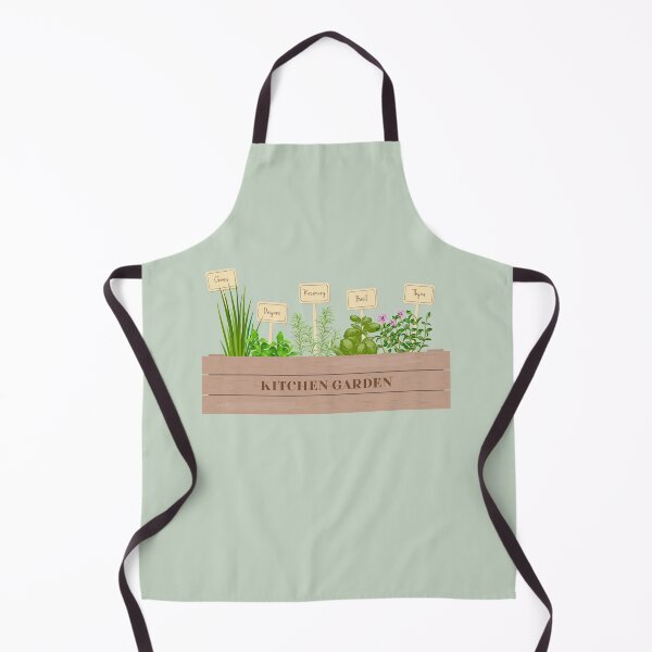 Item preview, Kitchen Garden Herbs Illustration designed and sold by Pinnypin.