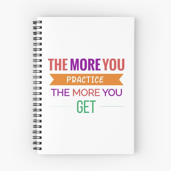 Item preview, The More You Practice The More You Get Motivational Quote designed and sold by bhavyaarts.