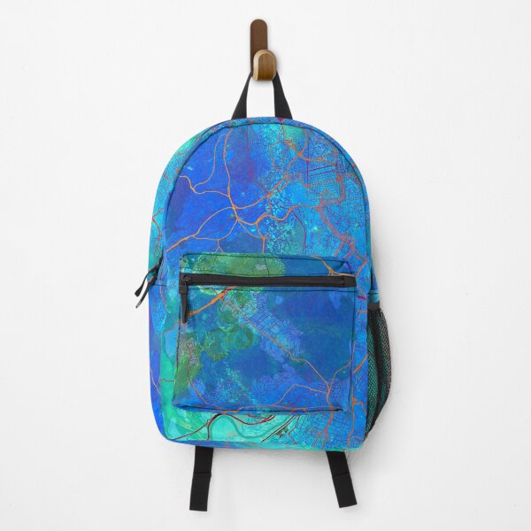 Item preview, Rome Italy Street Map  Blue Lagoon designed and sold by IvonDesign.