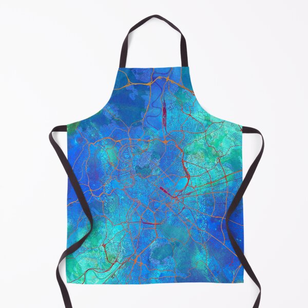 Item preview, Rome Italy Street Map  Blue Lagoon designed and sold by IvonDesign.