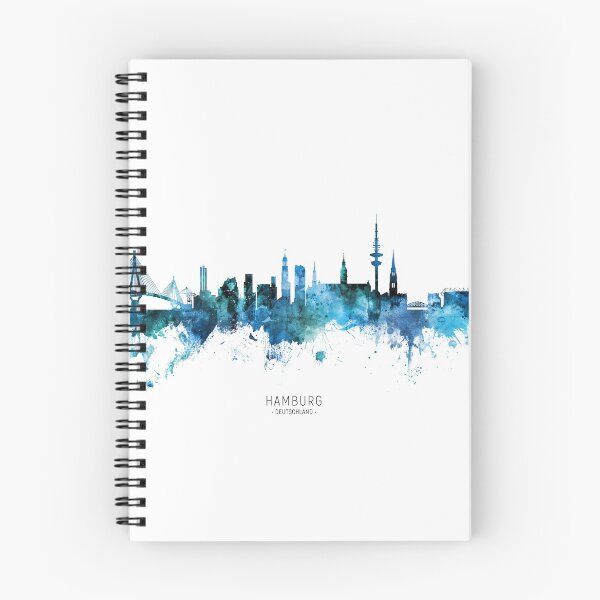 Item preview, Hamburg Germany Skyline designed and sold by ArtPrints.