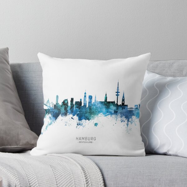 Item preview, Hamburg Germany Skyline designed and sold by ArtPrints.