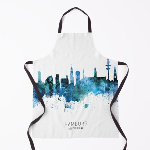 Artikelvorschau, Hamburg Germany Skyline entworfen und verkauft von ArtPrints.