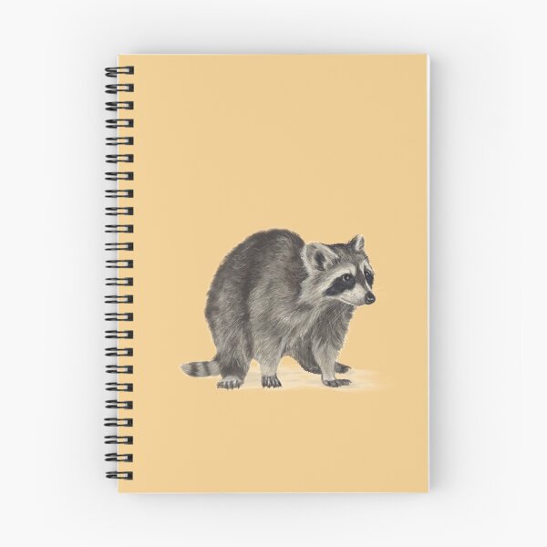 Item preview, Ilustración de animales de mapache designed and sold by adelacreative.