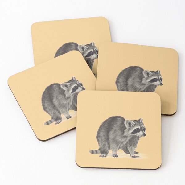 Item preview, Racoon Animal Illustration designed and sold by adelacreative.
