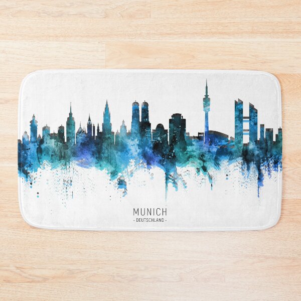 Item preview, Munich Germany Skyline designed and sold by ArtPrints.