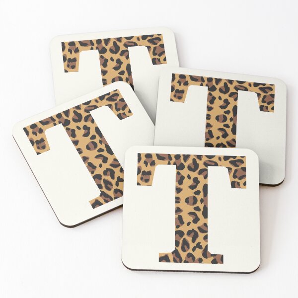 Item preview, Leopard Print Letter T designed and sold by MadeByMeera.