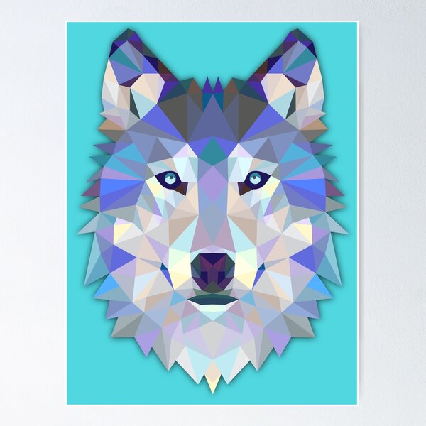 Item preview, Geometric Wolf designed and sold by jjdough.
