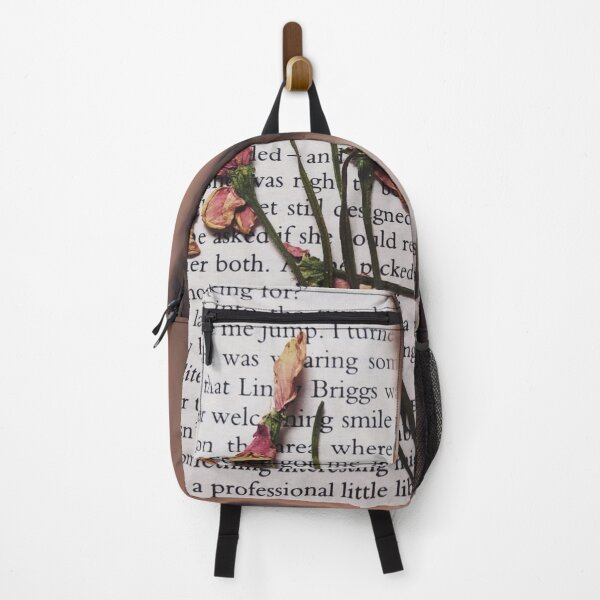 Item preview, Time flies- Old dry flowers inside book pages photograph designed and sold by WanderAesthetic.