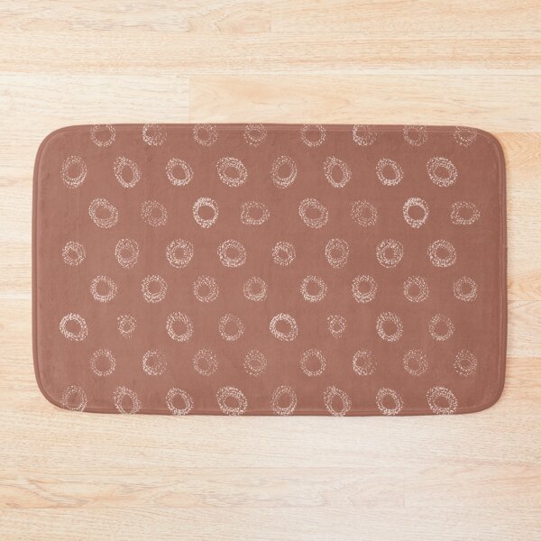 Item preview, Neutral terracotta circles pattern designed and sold by TanyaMakesART.
