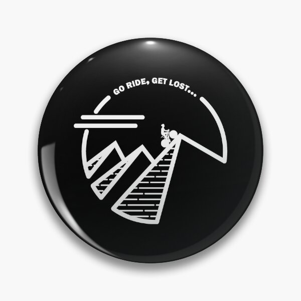 Item preview, Cyclist Climbing Abstract Triple Peaks White designed and sold by RabeDesigns.