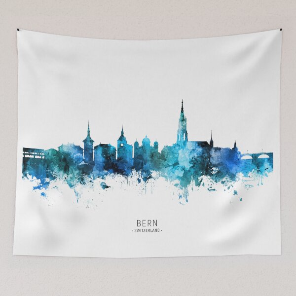 Item preview, Bern Switzerland Skyline designed and sold by ArtPrints.