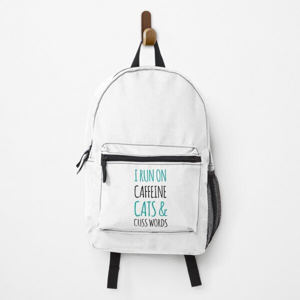 Item preview, I Run Off of Caffeine, Cats & Cusswords designed and sold by jjdough.