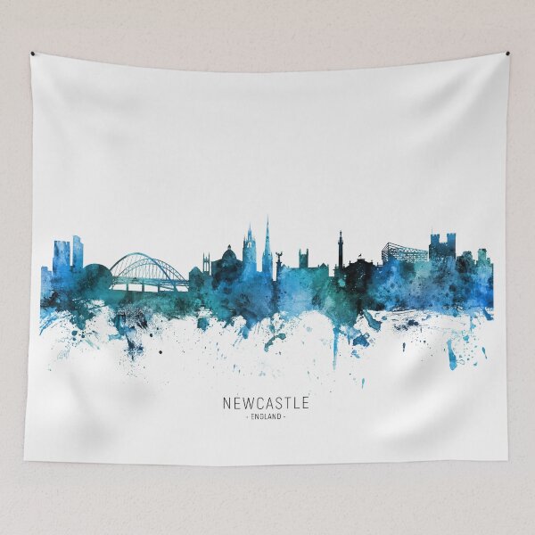 Item preview, Newcastle England Skyline designed and sold by ArtPrints.