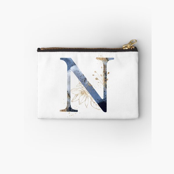 Item preview, Floral Initial Letter N, Monogram Gifts designed and sold by PinkLotusArt.