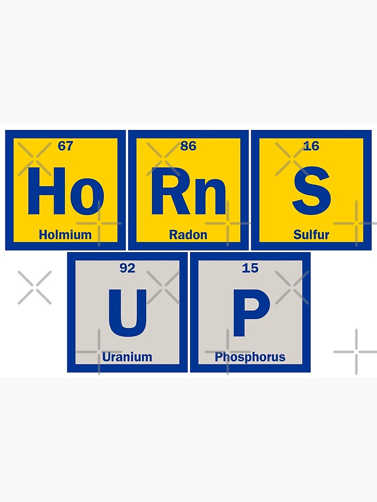 "HoRnS UP...in color!" Poster by Ramheart Redbubble