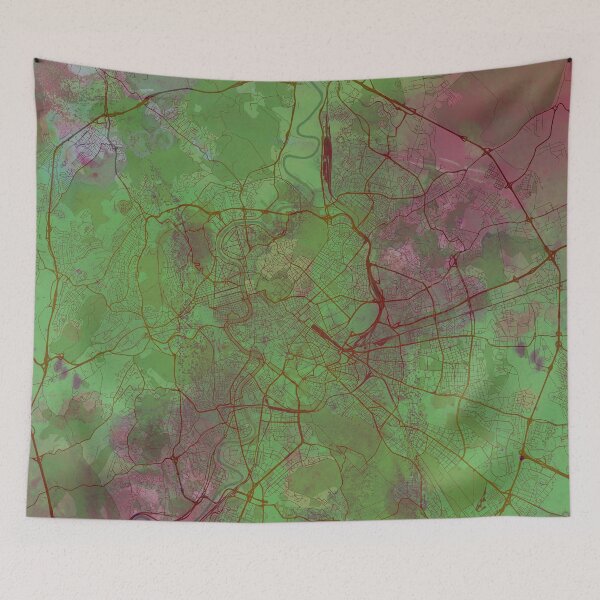 Item preview, Rome Italy Street Map Green Planet designed and sold by IvonDesign.