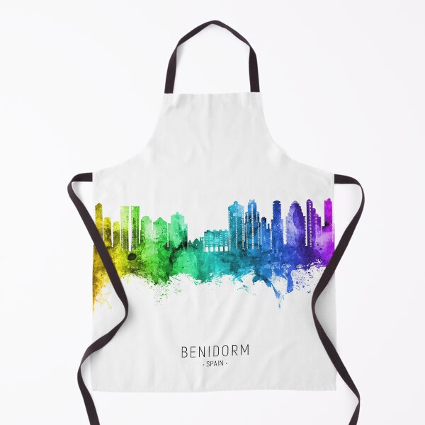 Item preview, Benidorm Spain Skyline designed and sold by ArtPrints.