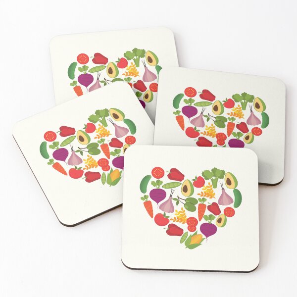 Item preview, Vegetable Heart Illustration designed and sold by Pinnypin.