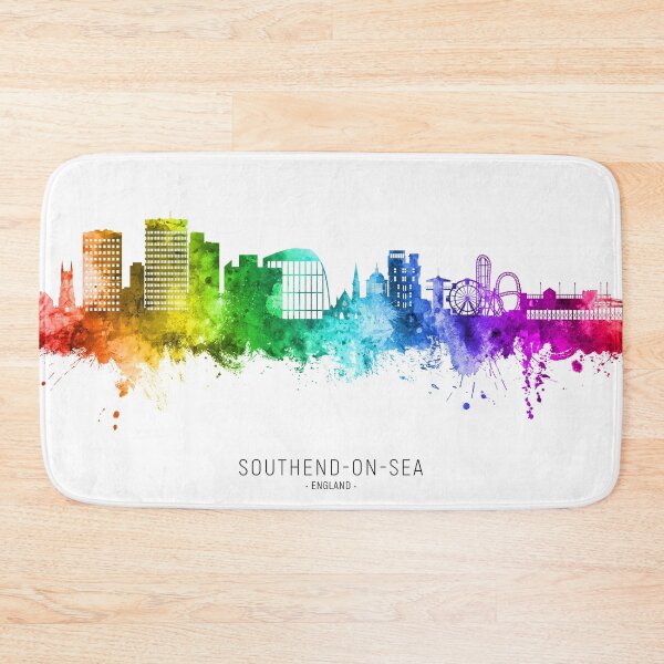 Item preview, Southend-on-Sea England Skyline designed and sold by ArtPrints.