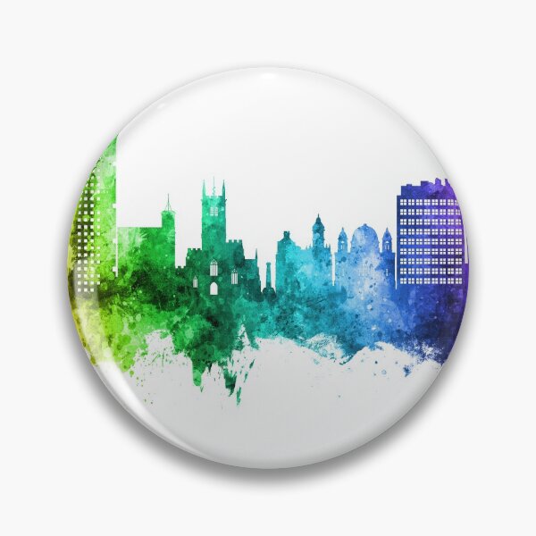 Item preview, Wolverhampton England Skyline designed and sold by ArtPrints.