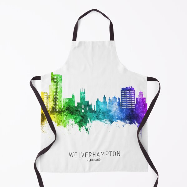 Item preview, Wolverhampton England Skyline designed and sold by ArtPrints.