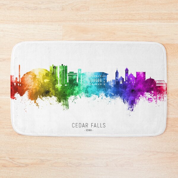 Item preview, Cedar Falls Iowa Skyline designed and sold by ArtPrints.