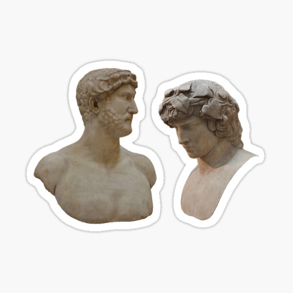Hadrian and Antinous Sticker